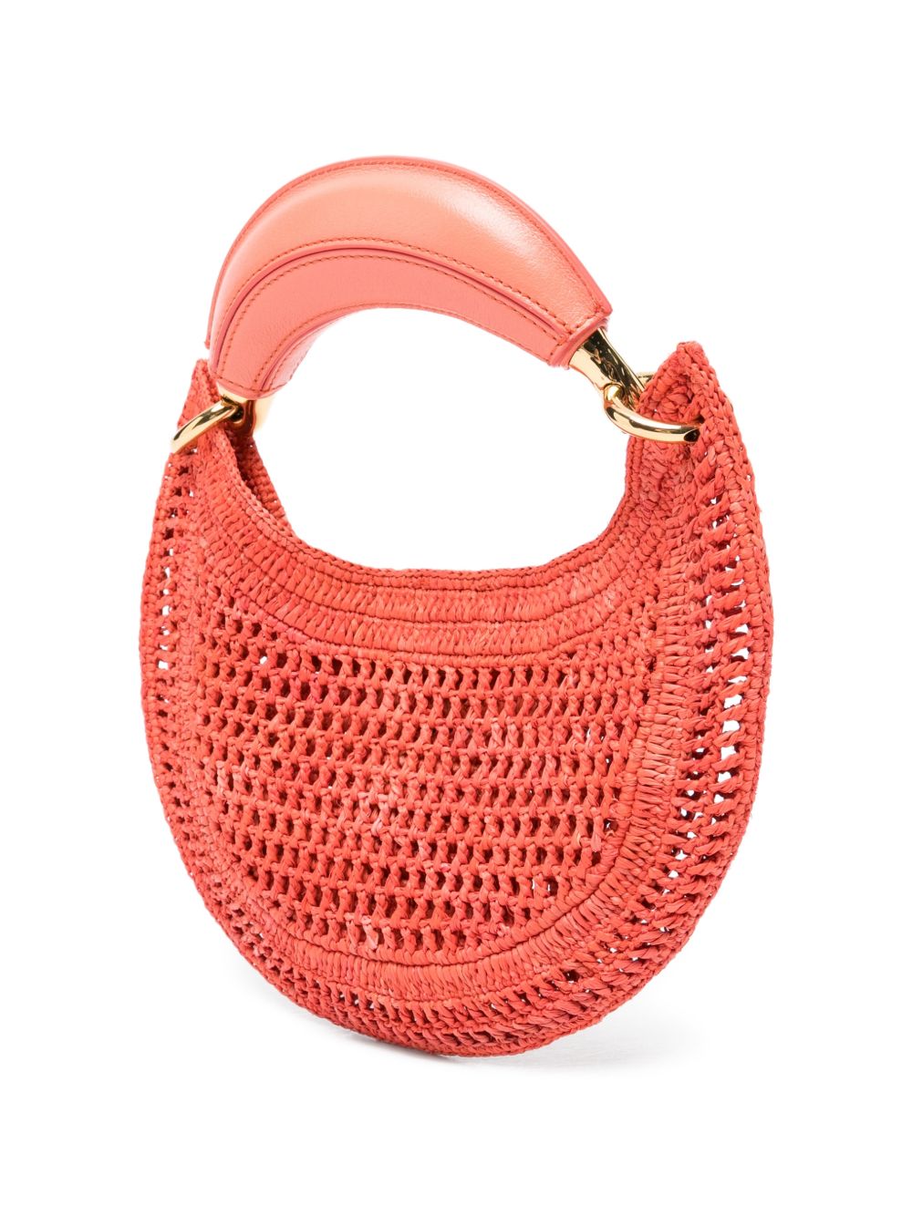 Chloé Women Summer Banana Rafia Mini Hobo Bag