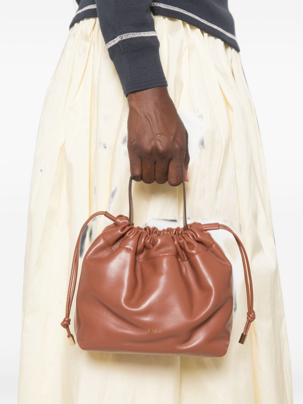 Chloé Women Chloé Icons Leather Clutch