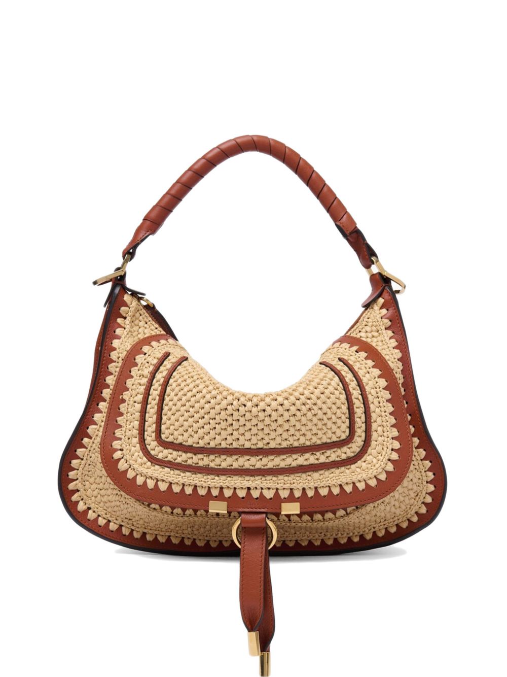 Chloé Women Marcie Small Rafia Shoulder Bag CHLOE
