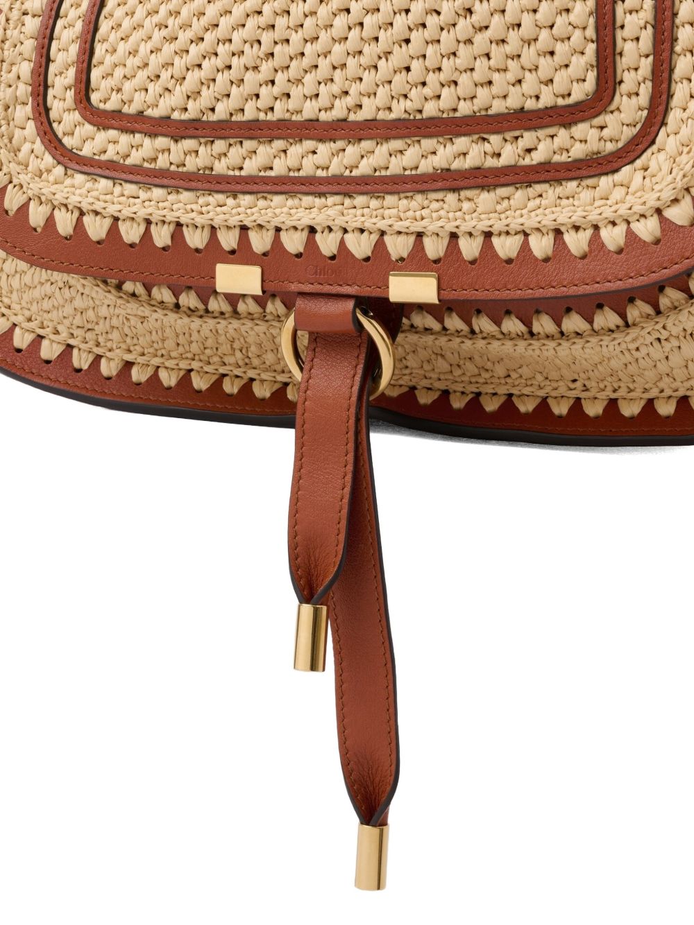 Chloé Women Marcie Small Rafia Shoulder Bag CHLOE
