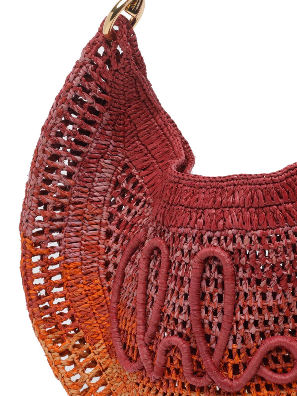 Chloé Women Summer Banana Rafia Hobo Bag CHLOE