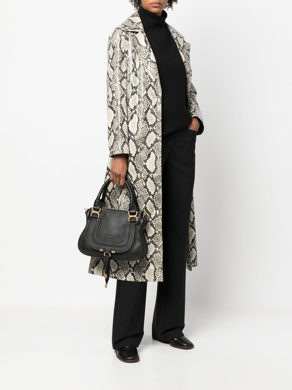 Chloé Women Marcie Small Leather Handbag