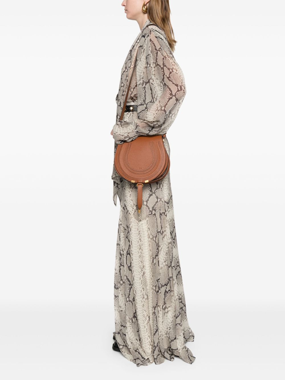 Chloé Women Marcie Leather Saddle Bag CHLOE