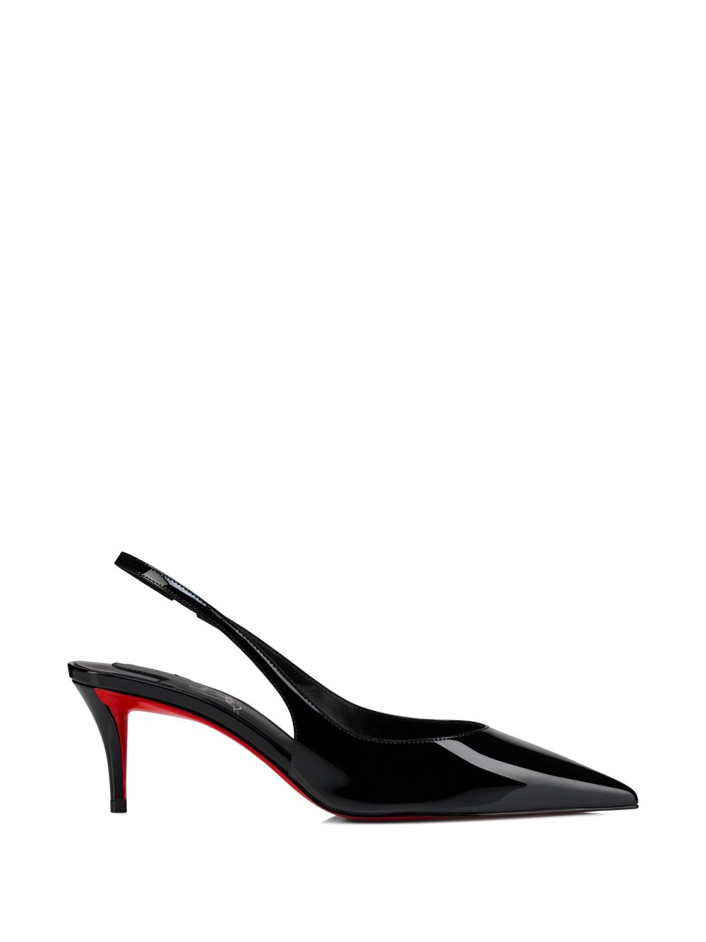 Christian Louboutin Women Miss Z Patent Leather Slingback Pumps