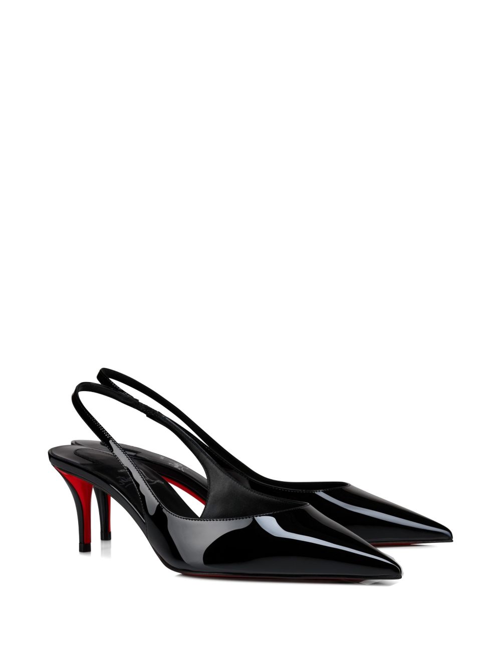 Christian Louboutin Women Miss Z Patent Leather Slingback Pumps