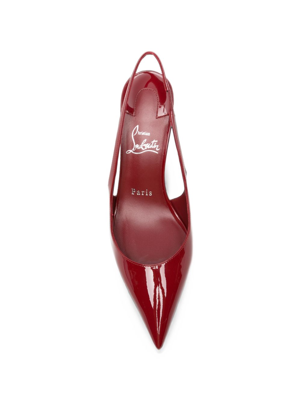 Christian Louboutin Women Miss Z Patent Leather Slingback Pumps CHRISTIAN LOUBOUTIN