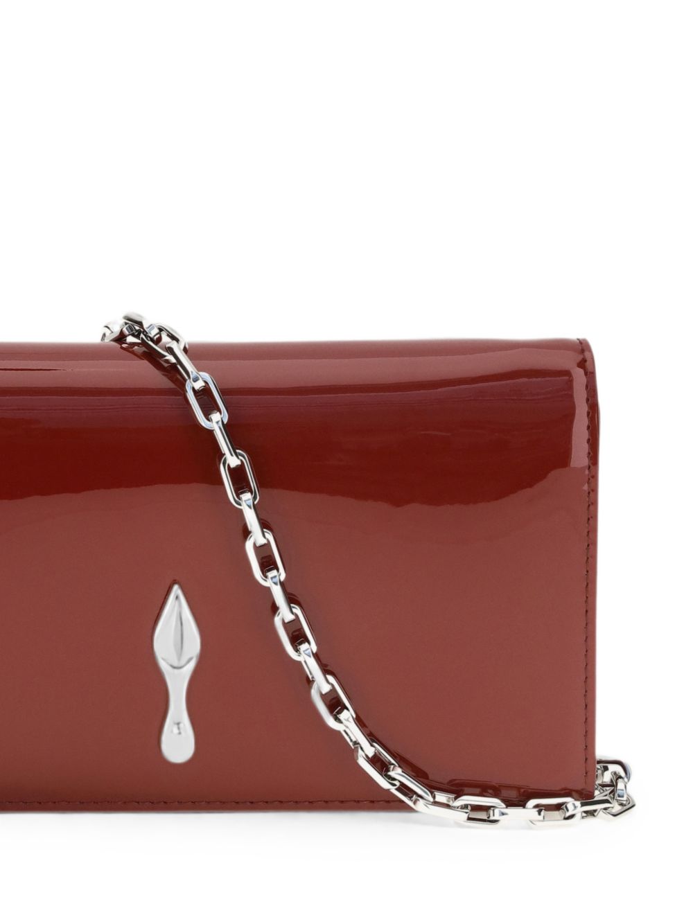 Christian Louboutin Women Bettina Patent Leather Clutch CHRISTIAN LOUBOUTIN