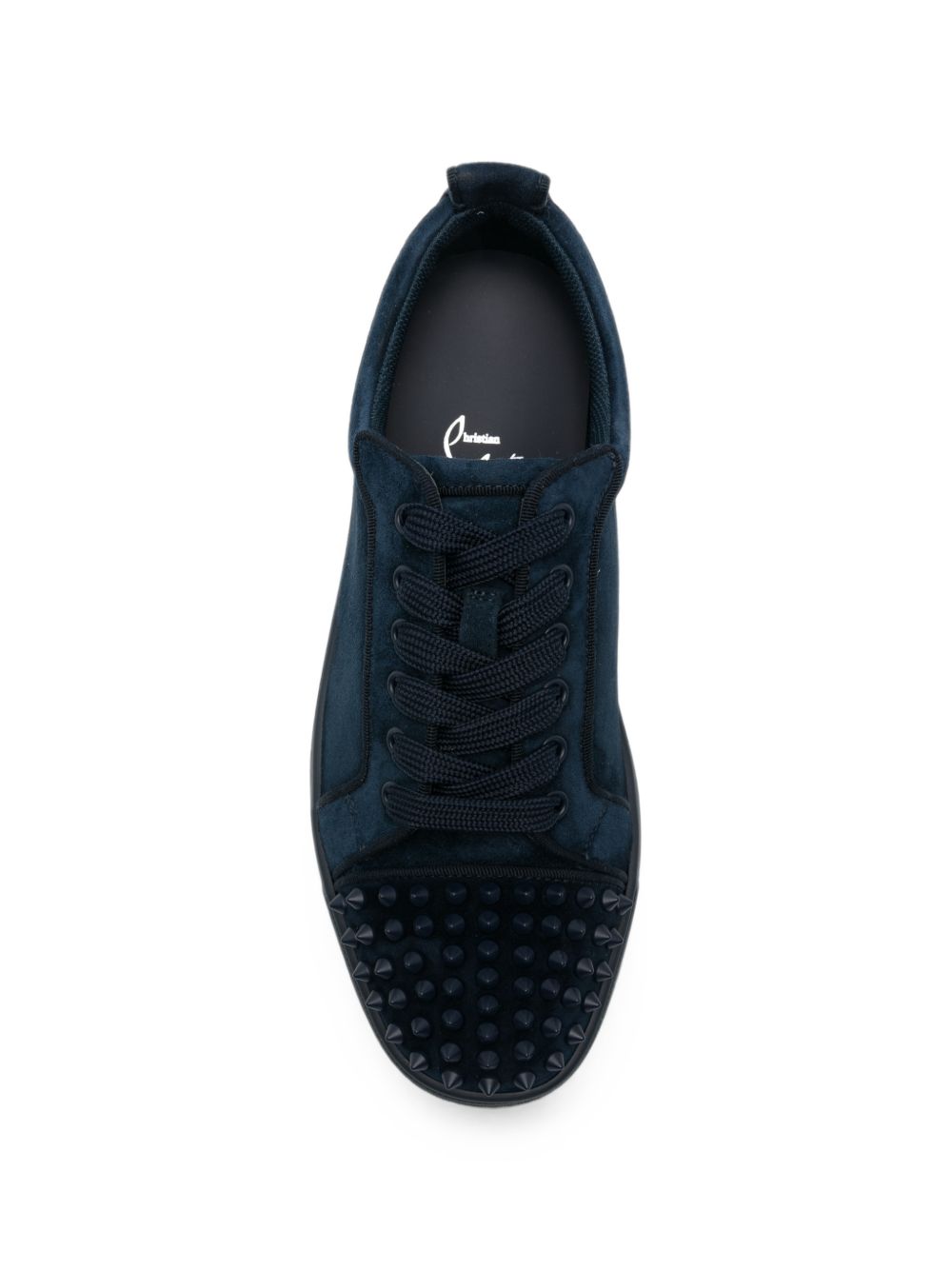 Christian Louboutin Men Louis Jr Spikes Leather Sneakers CHRISTIAN LOUBOUTIN