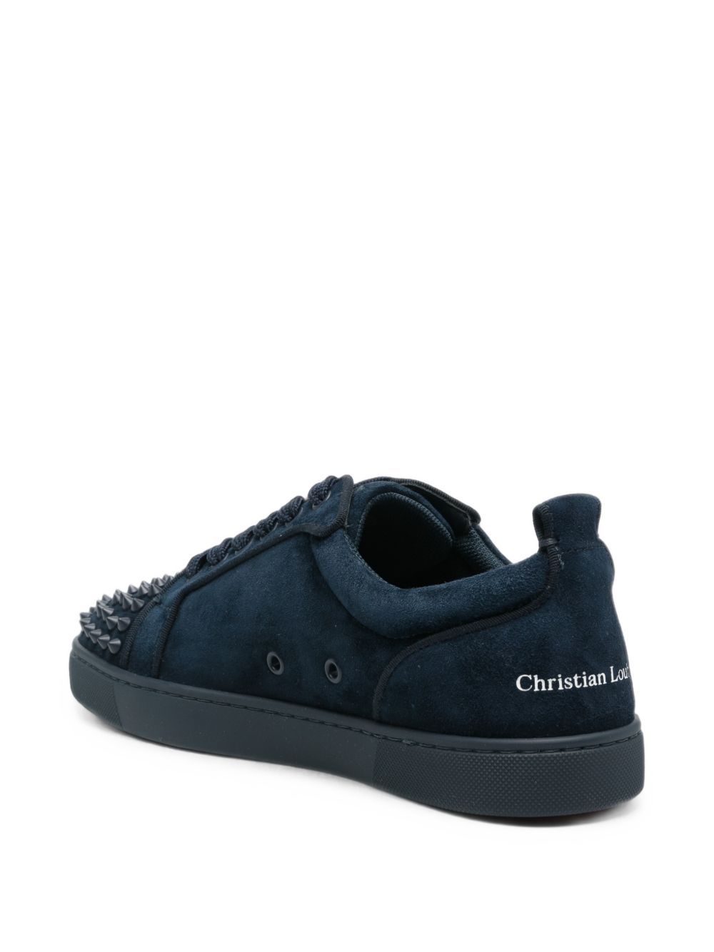 Christian Louboutin Men Louis Jr Spikes Leather Sneakers CHRISTIAN LOUBOUTIN