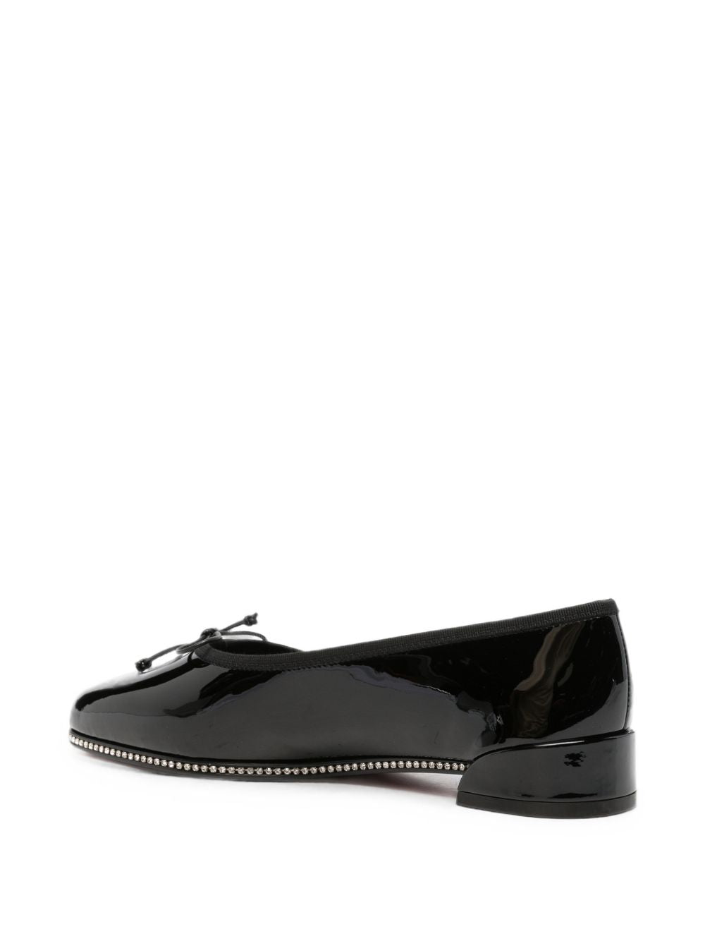 Christian Louboutin Women Sweetie Strass Patent Leather Ballet Flats CHRISTIAN LOUBOUTIN