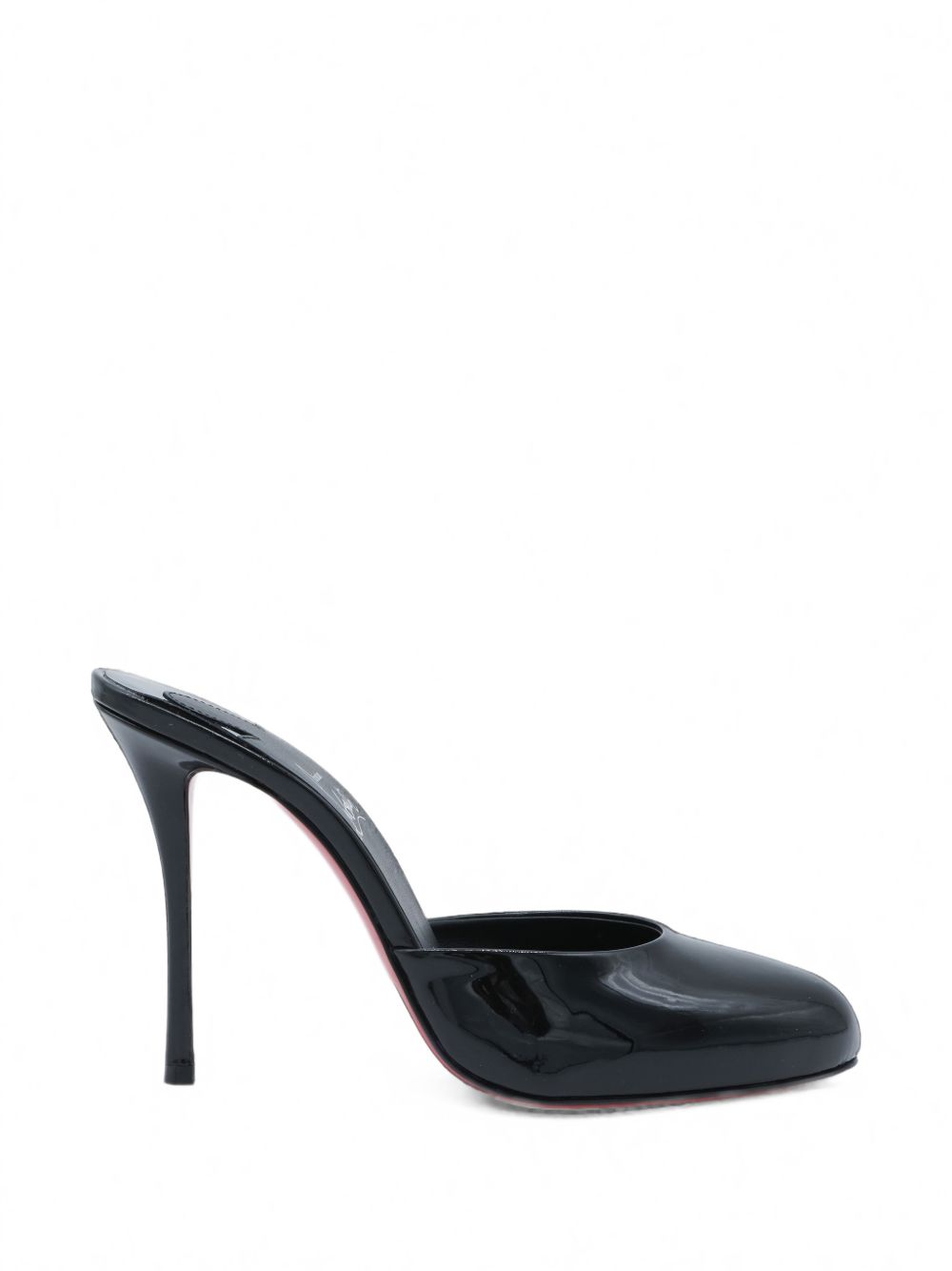 Christian Louboutin Women Dolly Patent Leather Mules CHRISTIAN LOUBOUTIN