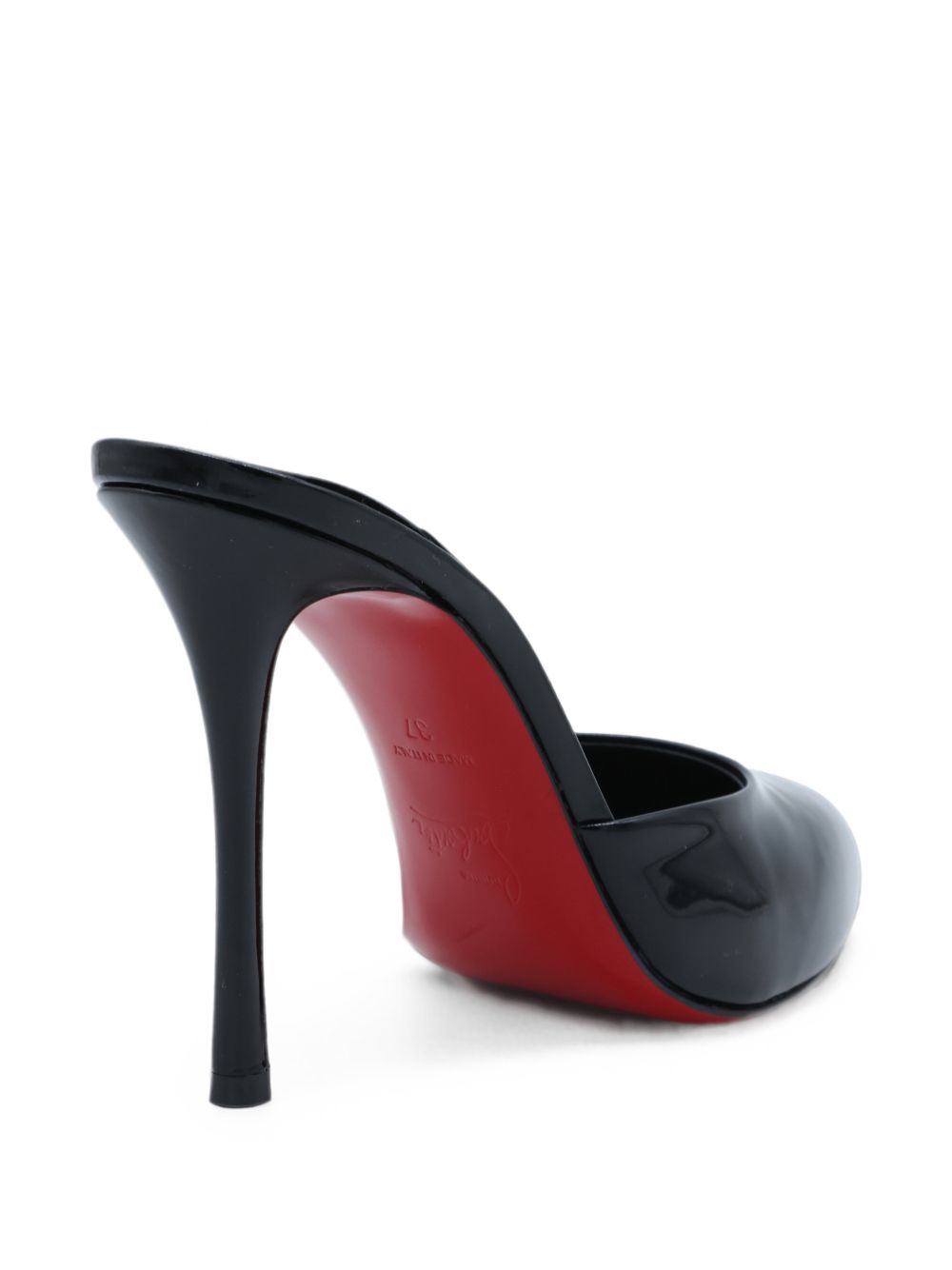 Christian Louboutin Women Dolly Patent Leather Mules CHRISTIAN LOUBOUTIN