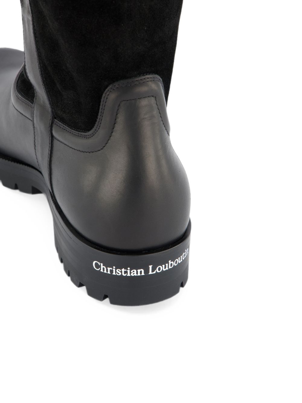 Christian Louboutin Men Slouch Flat Leather Boots CHRISTIAN LOUBOUTIN