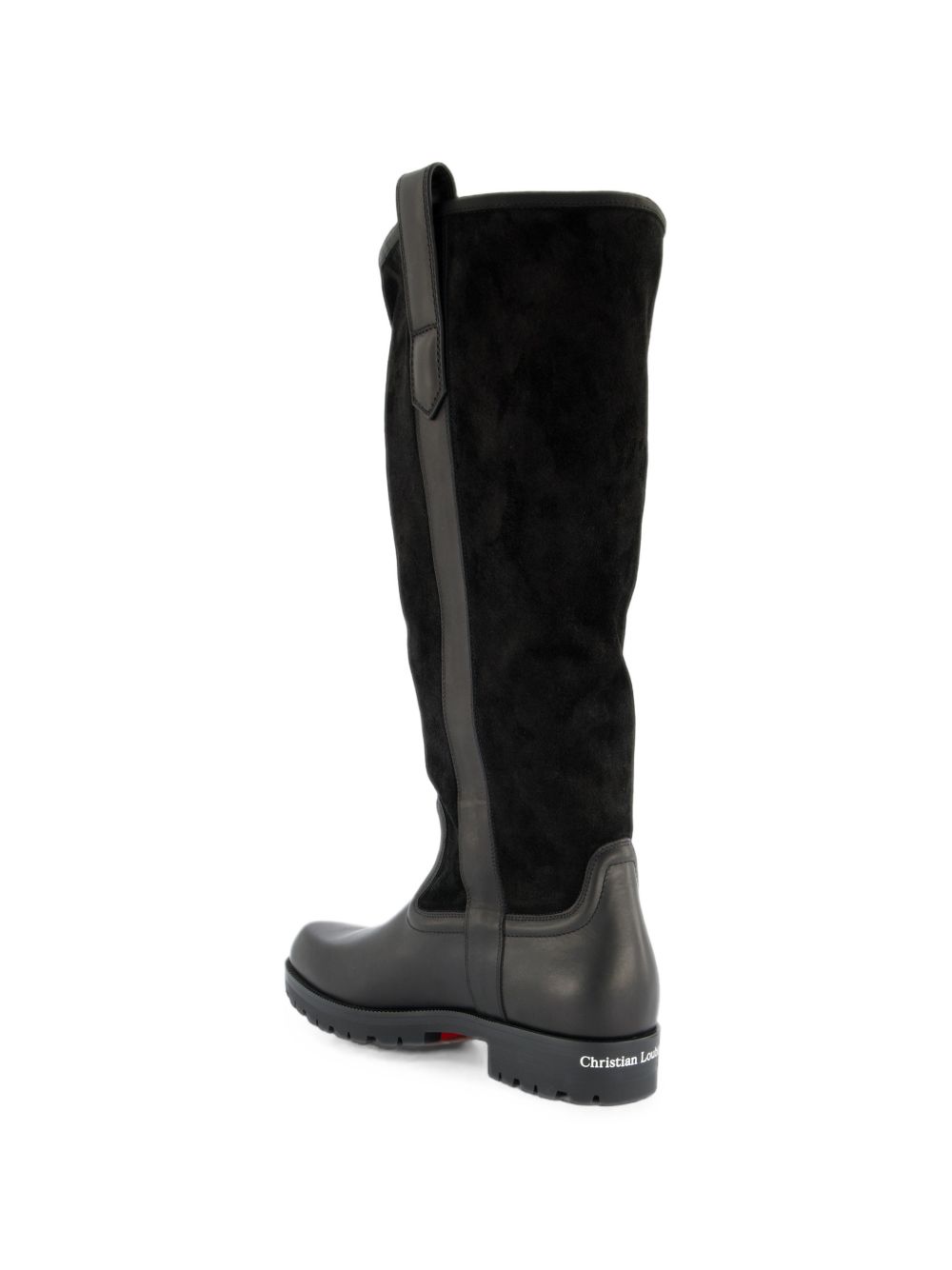 Christian Louboutin Men Slouch Flat Leather Boots CHRISTIAN LOUBOUTIN