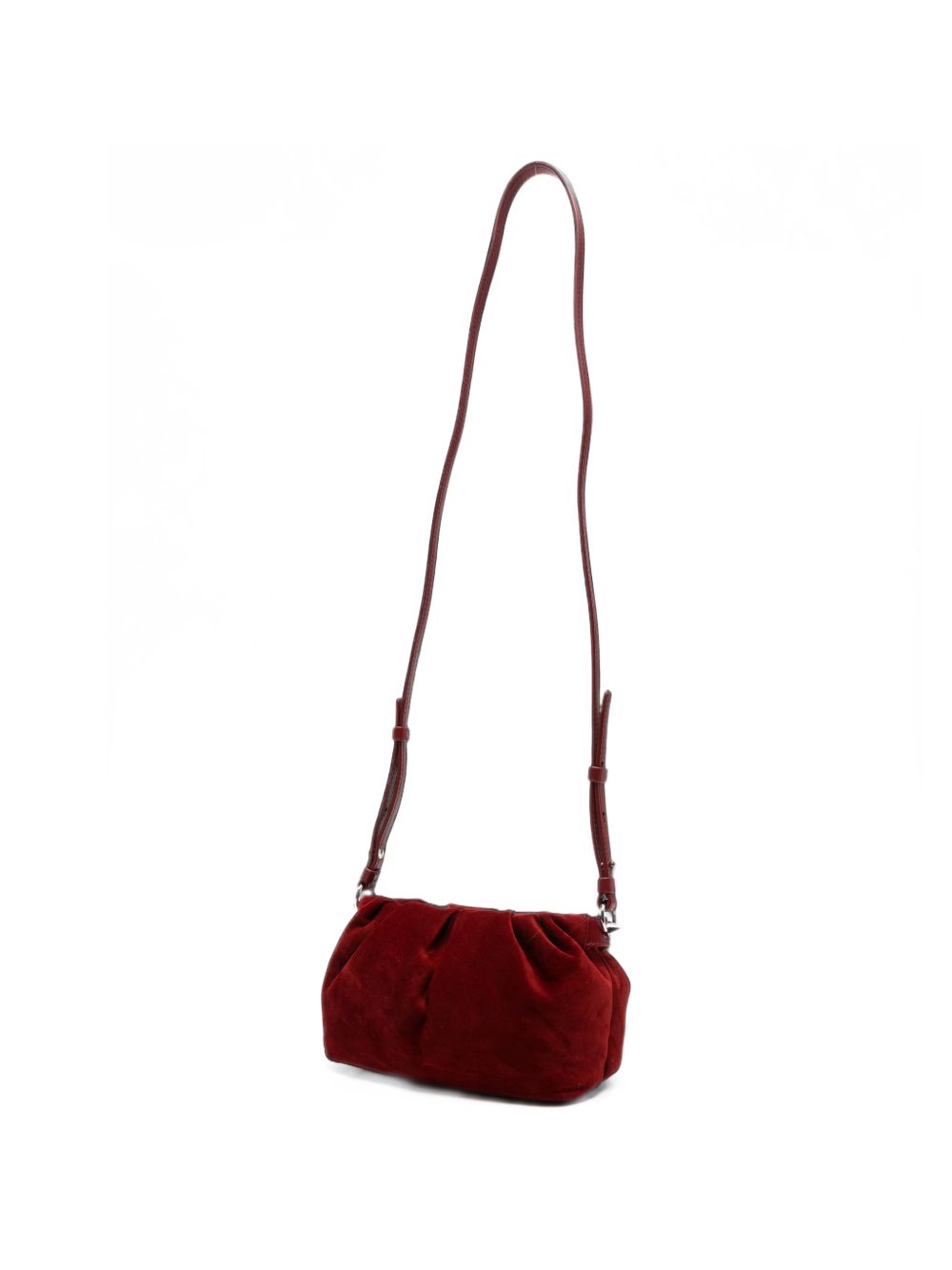 Christian Louboutin Women Eva Mini Suede Leather Crossbody Bag CHRISTIAN LOUBOUTIN