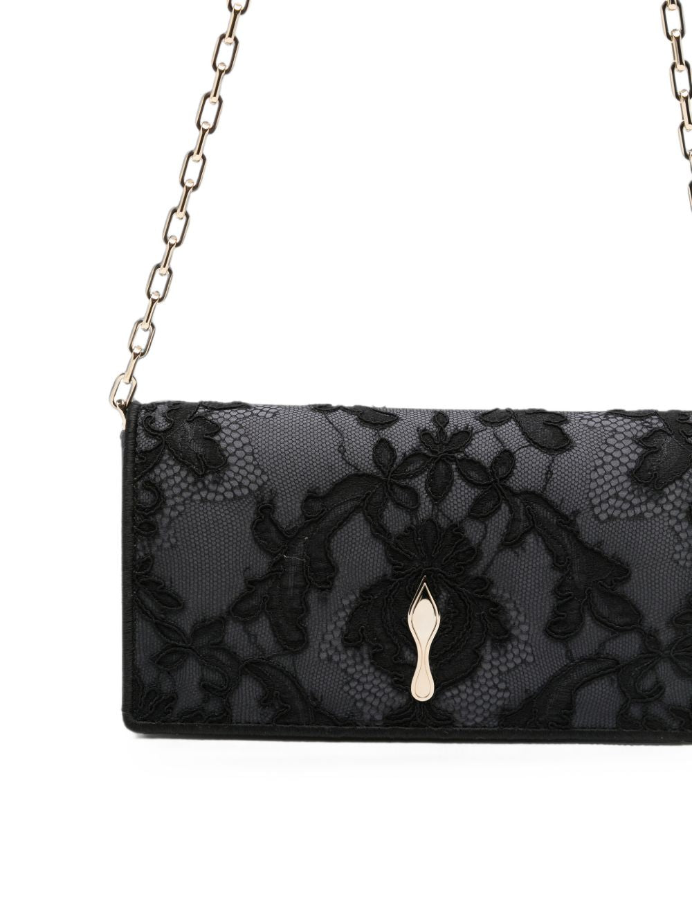 Christian Louboutin Women Bwttina Satin Clutch CHRISTIAN LOUBOUTIN