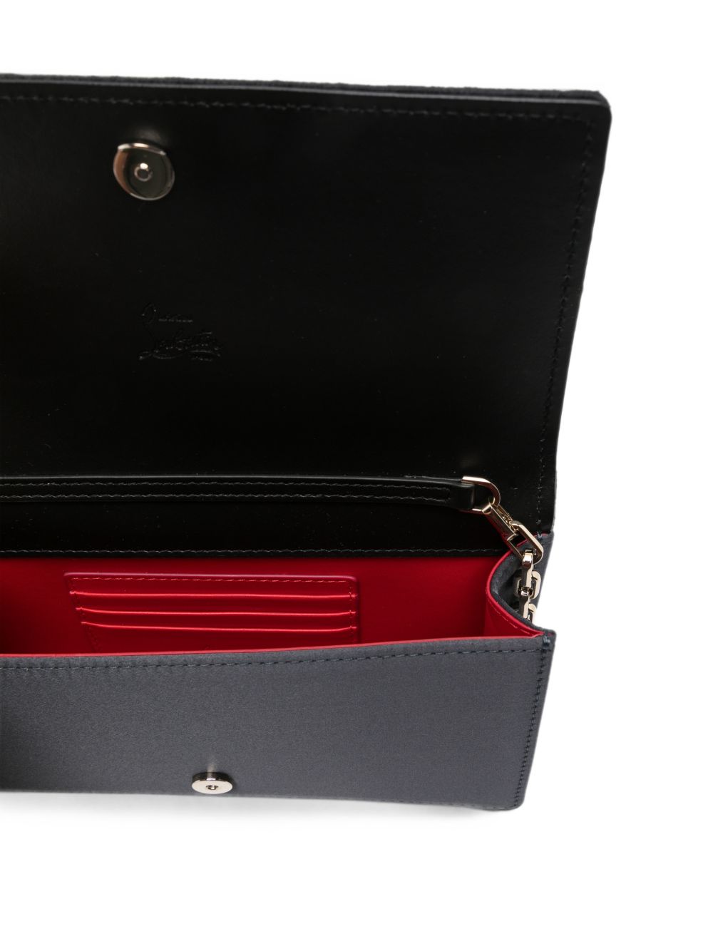 Christian Louboutin Women Bwttina Satin Clutch CHRISTIAN LOUBOUTIN