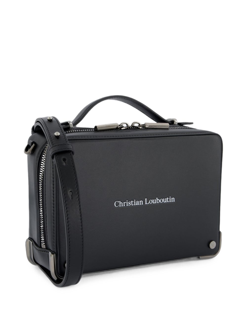 Christian Louboutin Men Small Leather Briefcase CHRISTIAN LOUBOUTIN