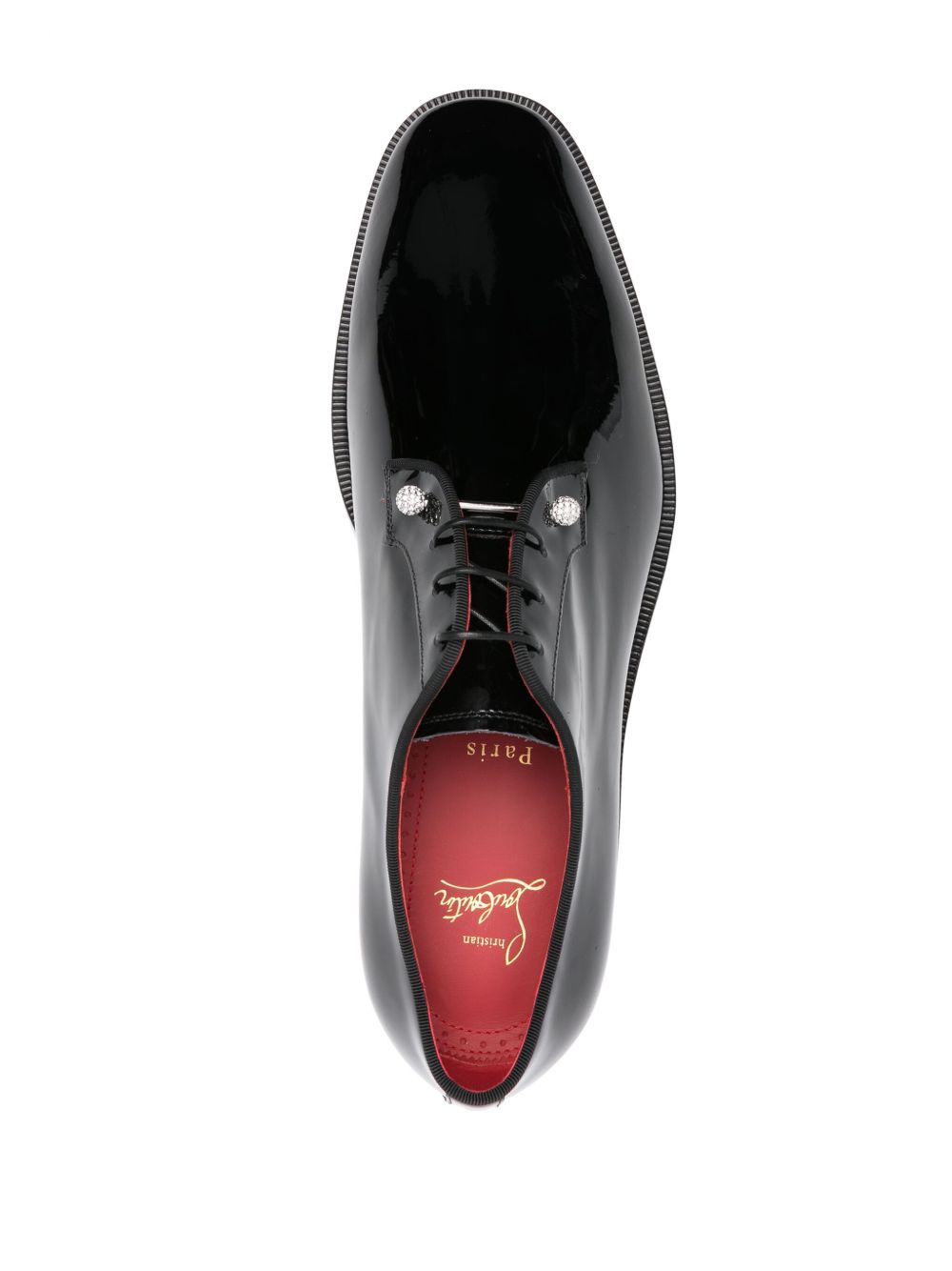 Christian Louboutin Men Chambeliss Patent Leather Derbies CHRISTIAN LOUBOUTIN