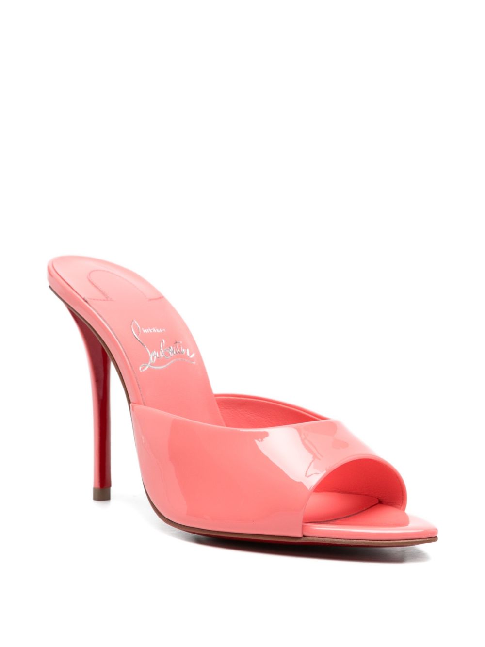 Christian Louboutin Women Miss Z Patent Leather Mules CHRISTIAN LOUBOUTIN
