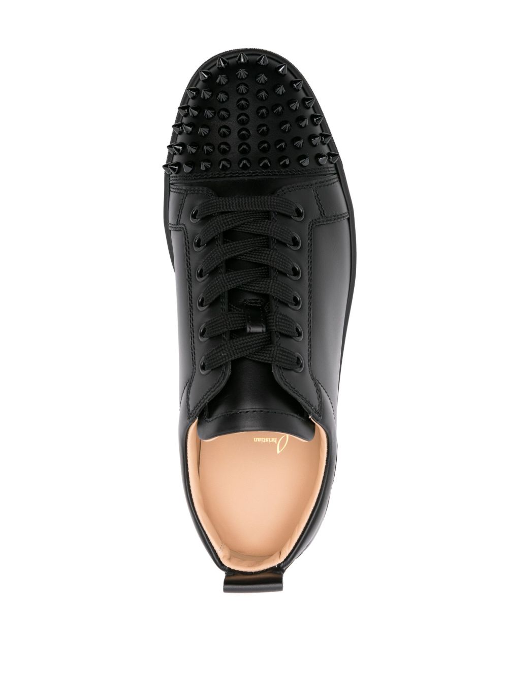 Christian Louboutin Men Louis Junior Leather Sneakers CHRISTIAN LOUBOUTIN