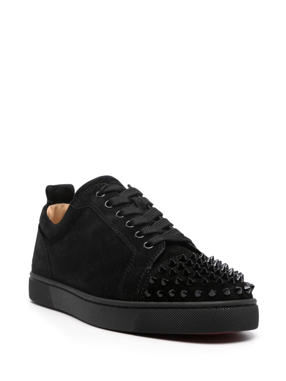 Christian Louboutin Men Louis Junior Spikes Leather Sneakers CHRISTIAN LOUBOUTIN