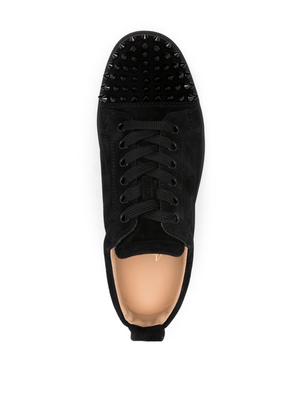 Christian Louboutin Men Louis Junior Spikes Leather Sneakers CHRISTIAN LOUBOUTIN