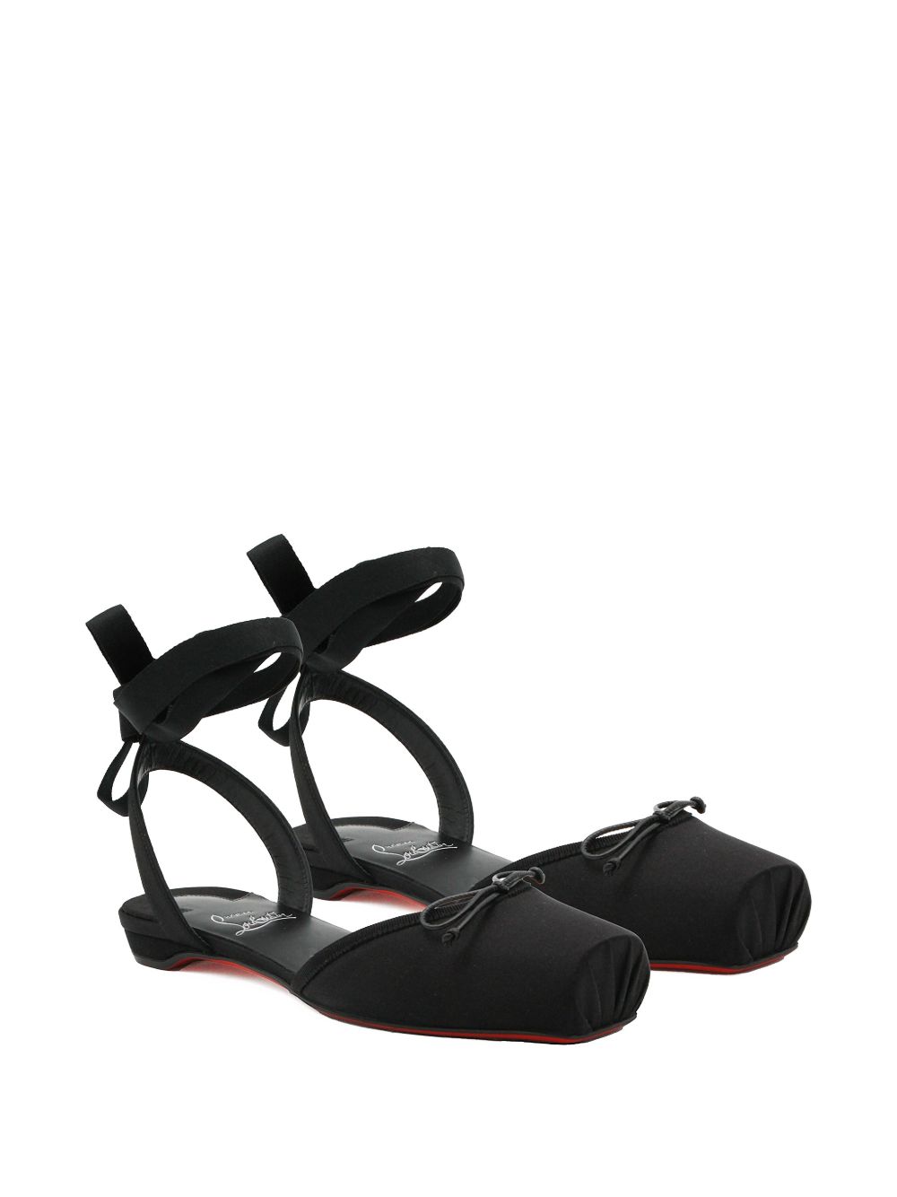 Christian Louboutin Women Cassia Lace Up Flat Sandals CHRISTIAN LOUBOUTIN