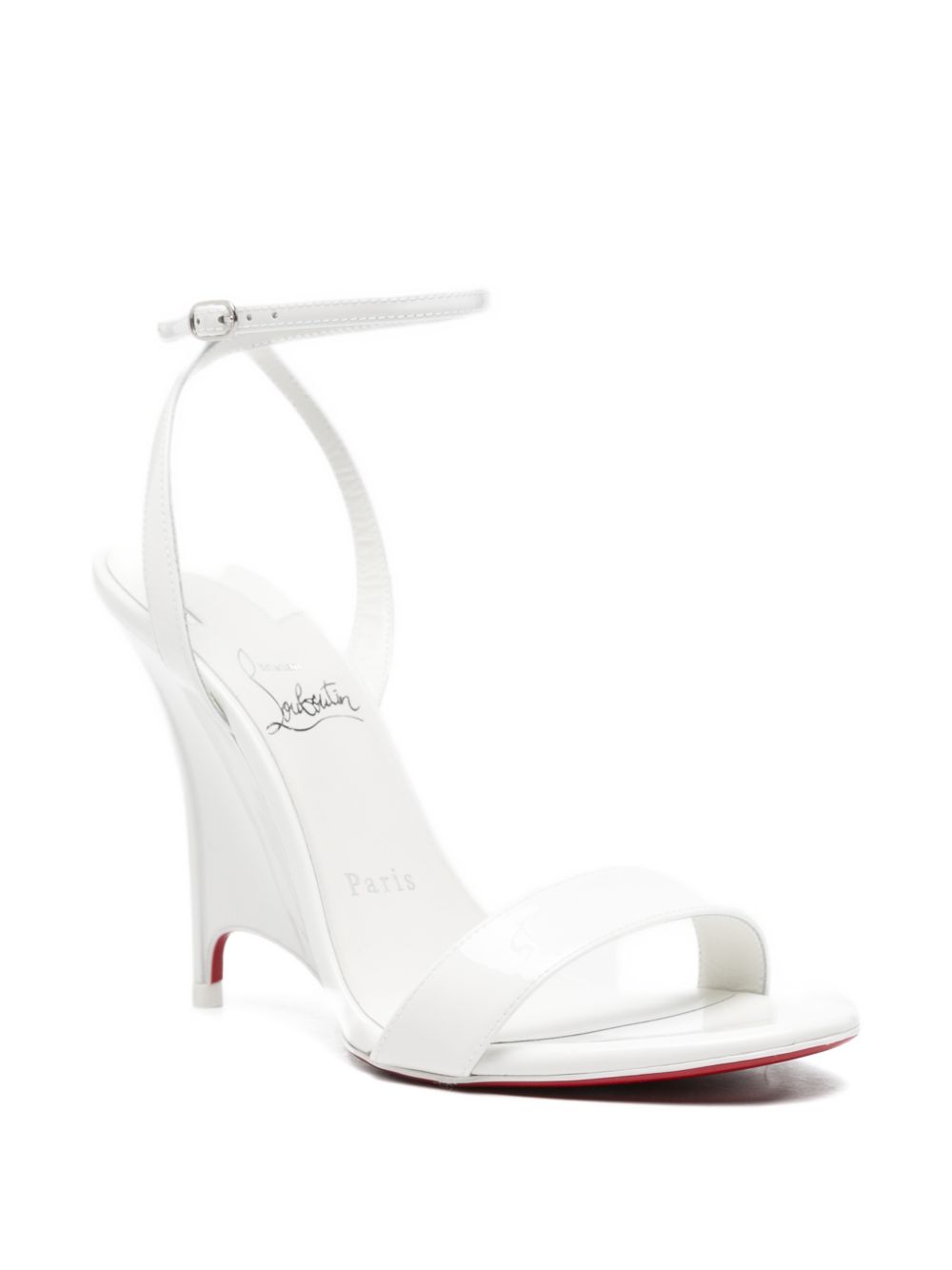Christian Louboutin Women Zeezeenella Patent Leather Sandals