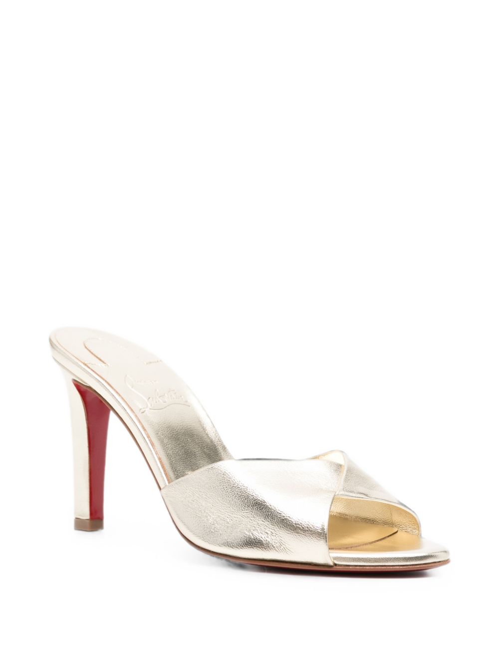 Christian Louboutin Women Fanny Leather Mules CHRISTIAN LOUBOUTIN