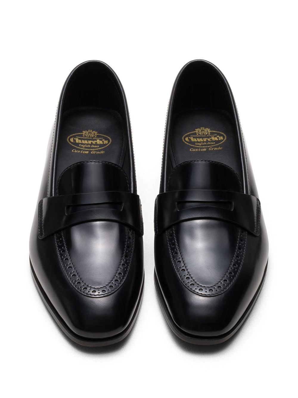 Church's Women Onyx Leather Loafers CHURCH'S