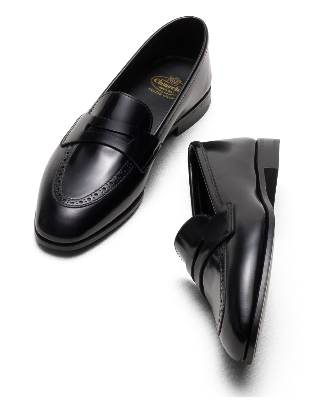 Church's Women Onyx Leather Loafers CHURCH'S