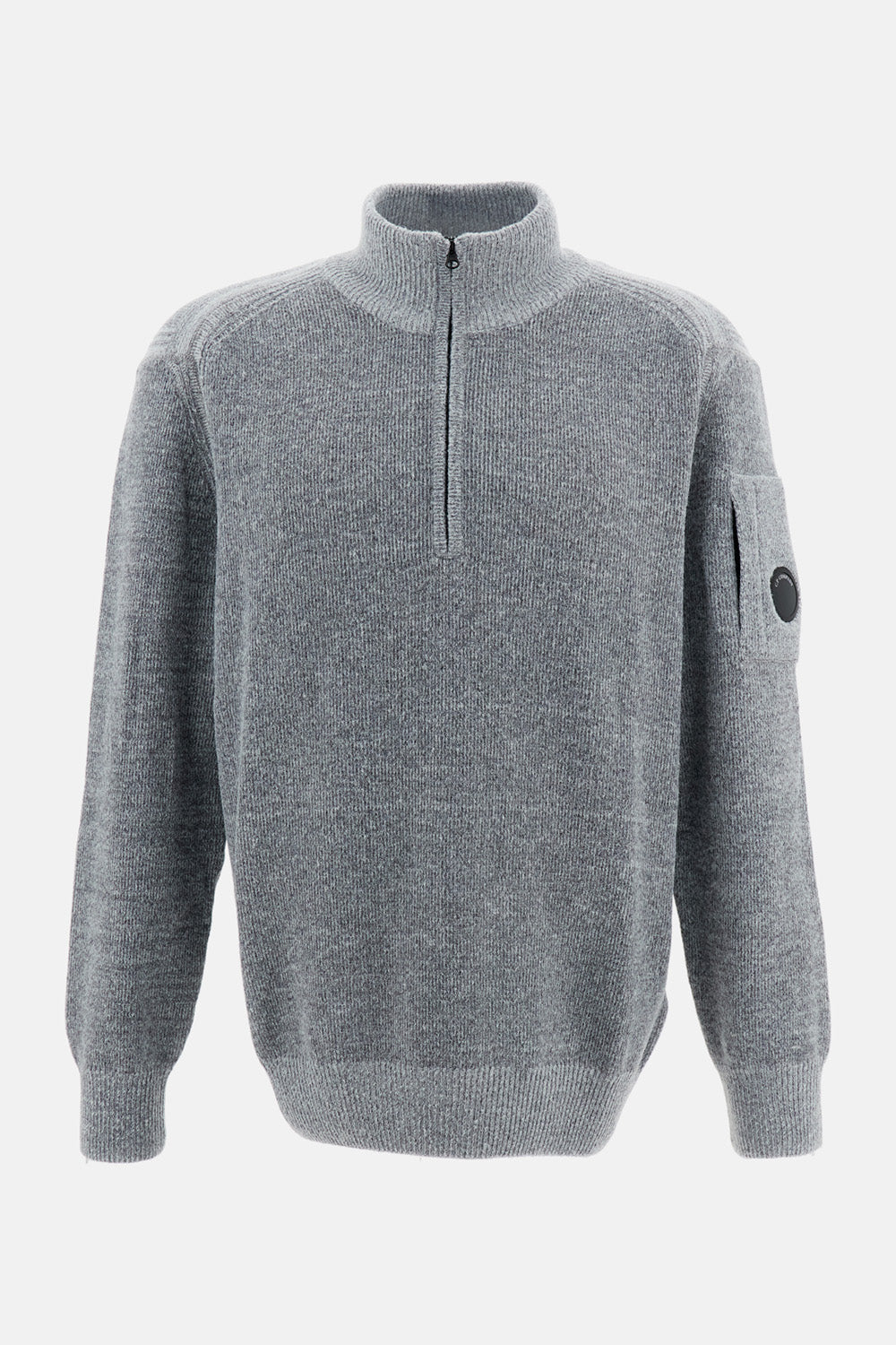 C.P. Company Men Knitwear Polo Collar In Fleece Knit C.P. COMPANY