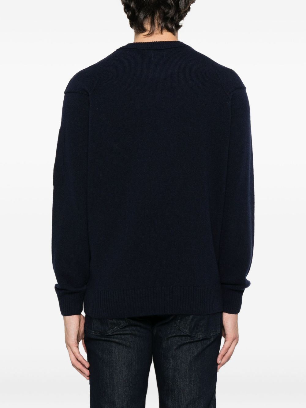 C.P. Company Men Logo Wool Crewneck Sweater C.P. COMPANY