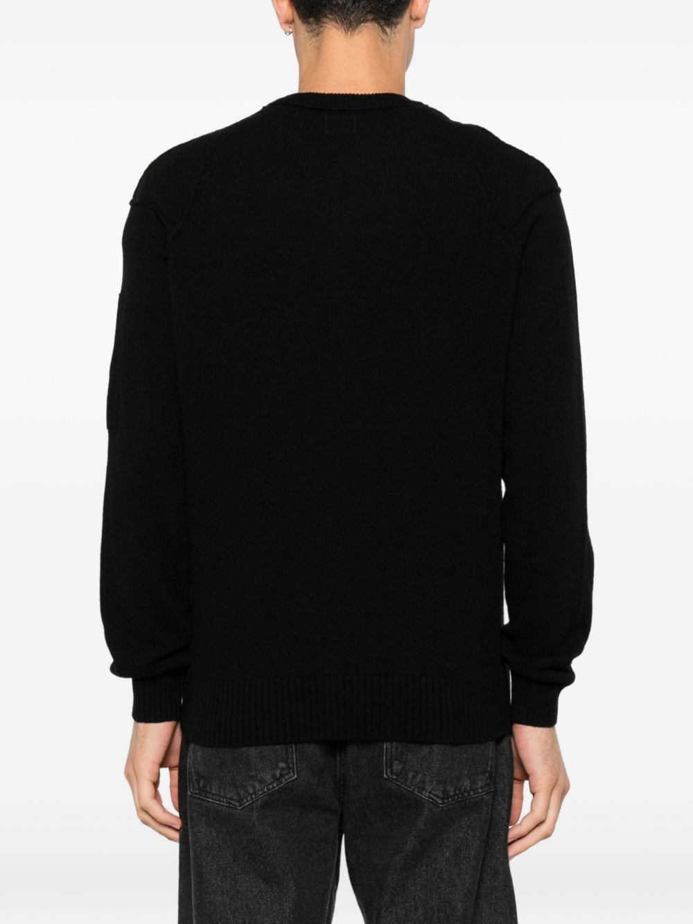 C.P. Company Men Logo Wool Crewneck Sweater C.P. COMPANY