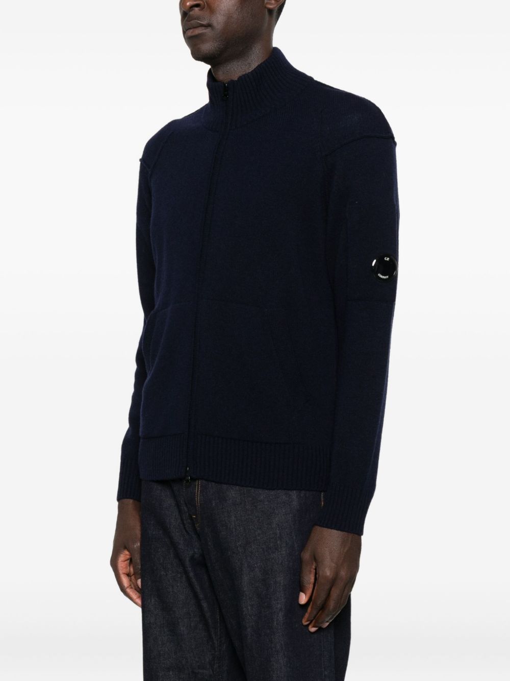 C.P. Company Men Wool Zipped Cardigan C.P. COMPANY