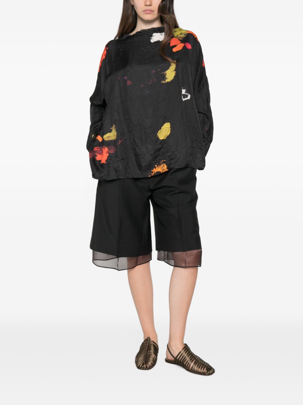 Daniela Gregis Women Printed Silk Shirt