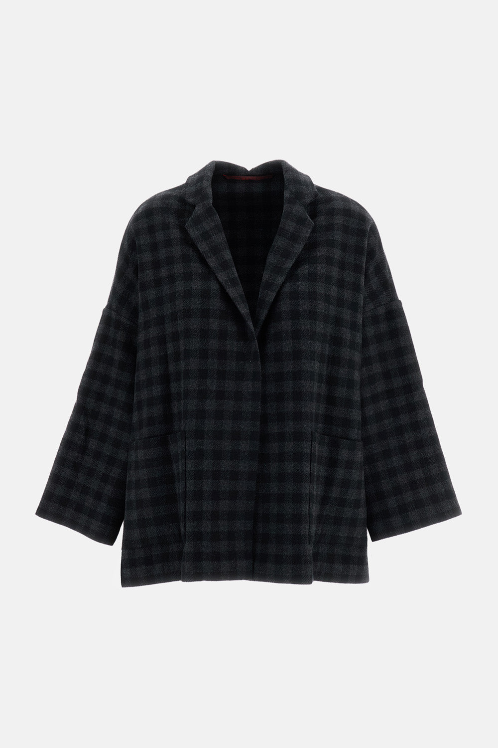 Daniela Gregis Women Gladiolo Bianco Check Wool Jacket DANIELA GREGIS