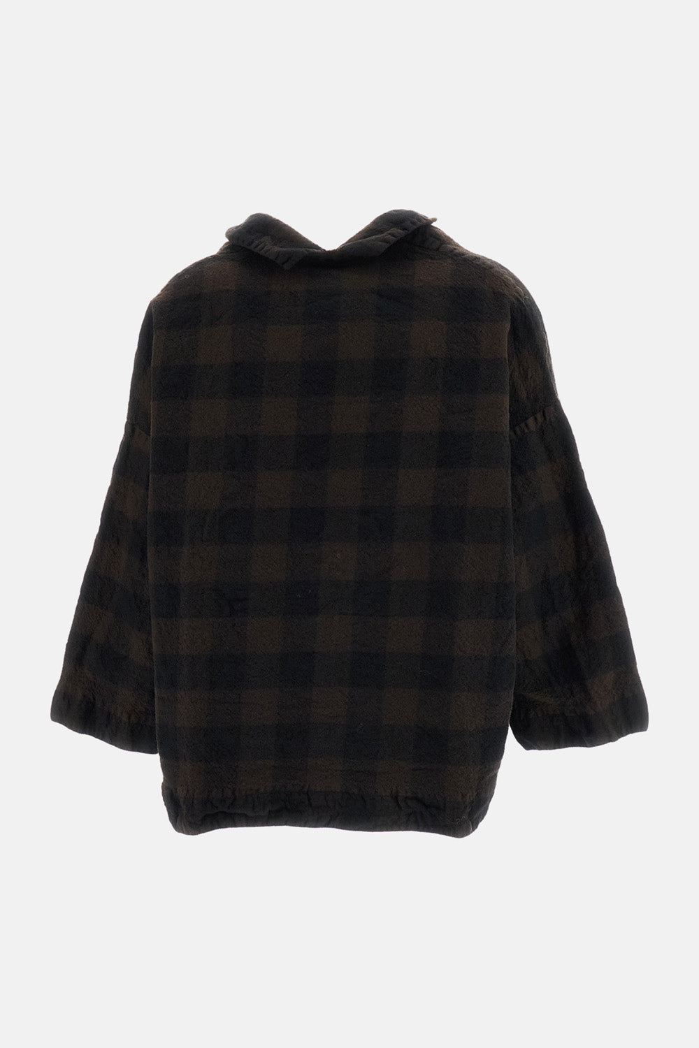 Daniela Gregis Women Gladiolo Check Wool Washed  Jacket DANIELA GREGIS