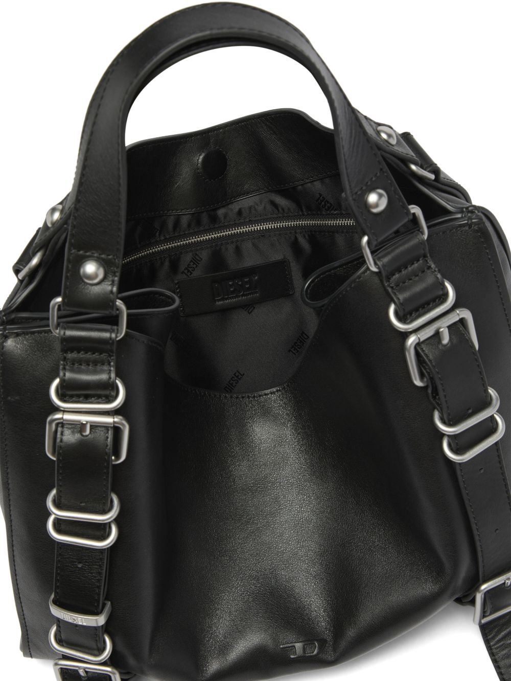 Diesel Women D-One Medium Leather Handbag DIESEL