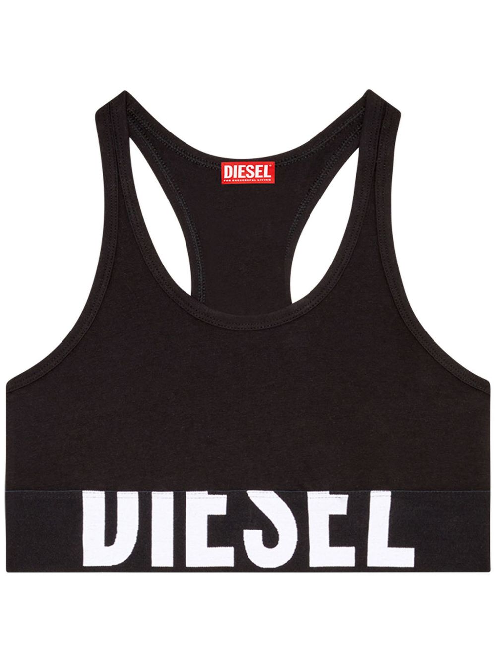 Diesel Women Logo Bralette Bra DIESEL