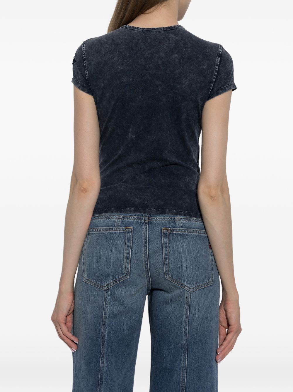 Diesel Women Logo Cotton T-Shirt DIESEL
