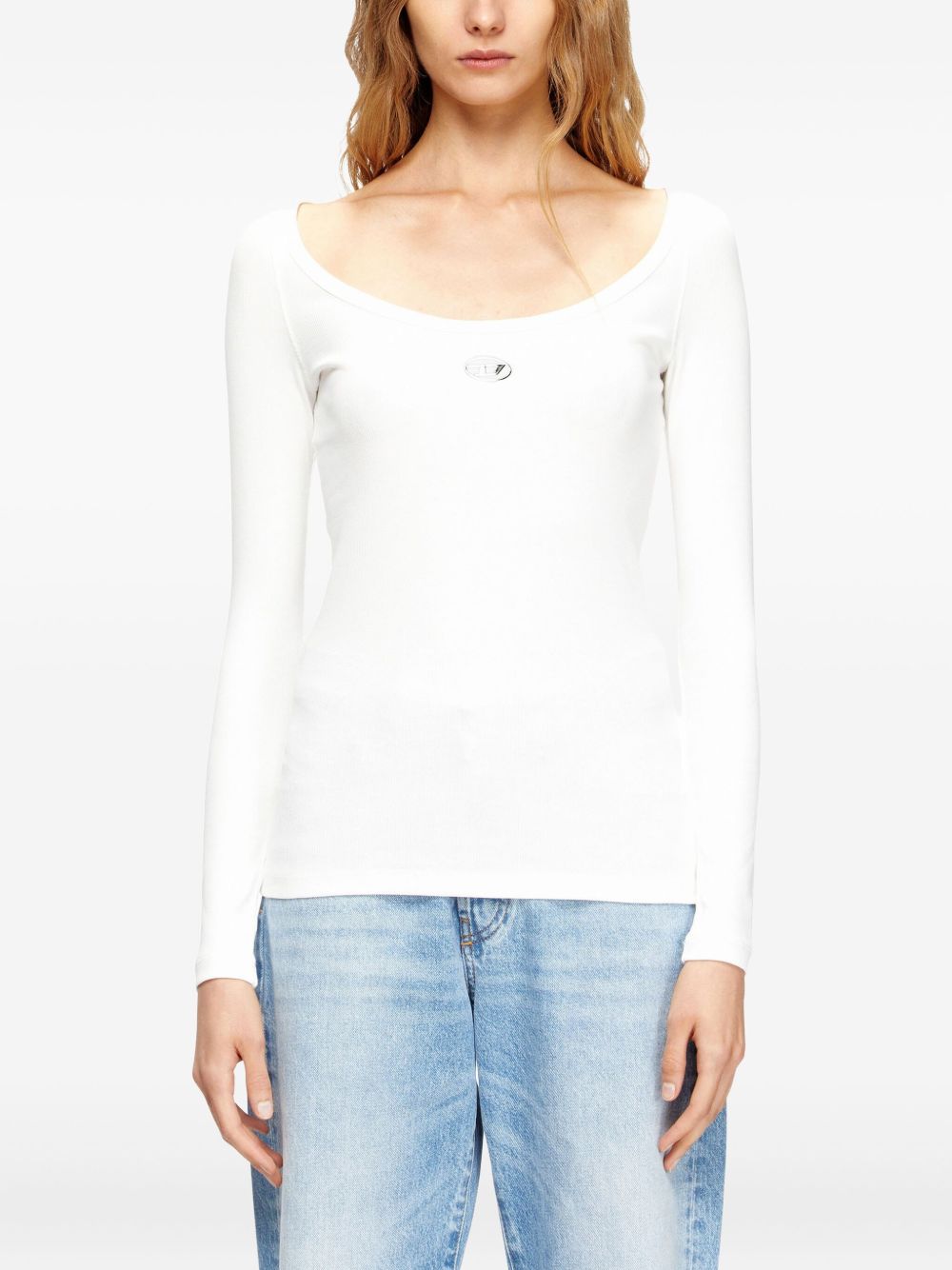 Diesel Women Logo Cotton Top DIESEL