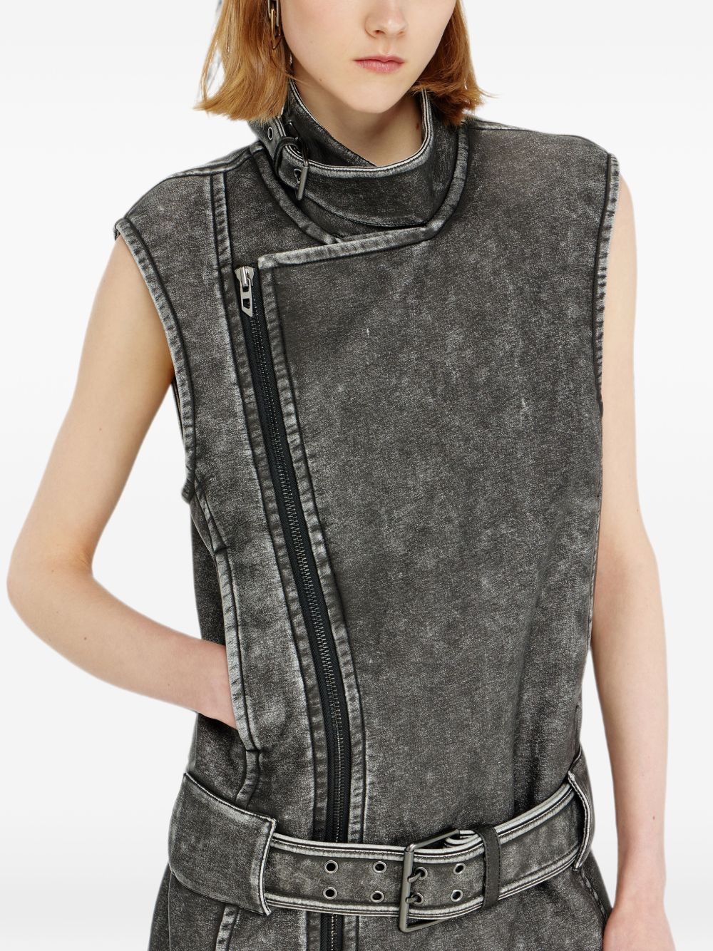Diesel Women Belted Mini Dress DIESEL
