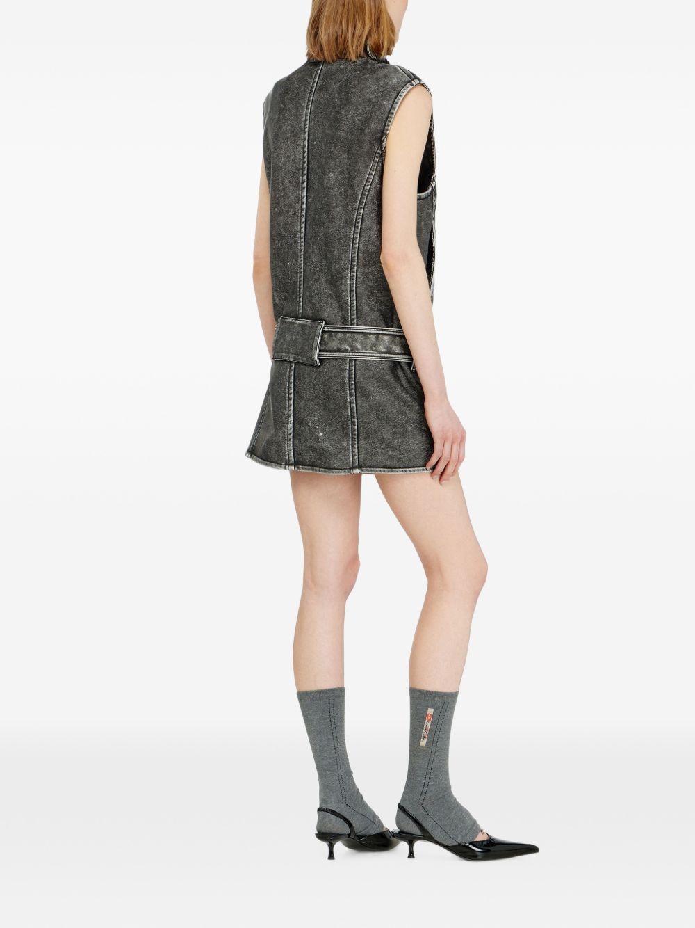 Diesel Women Belted Mini Dress DIESEL