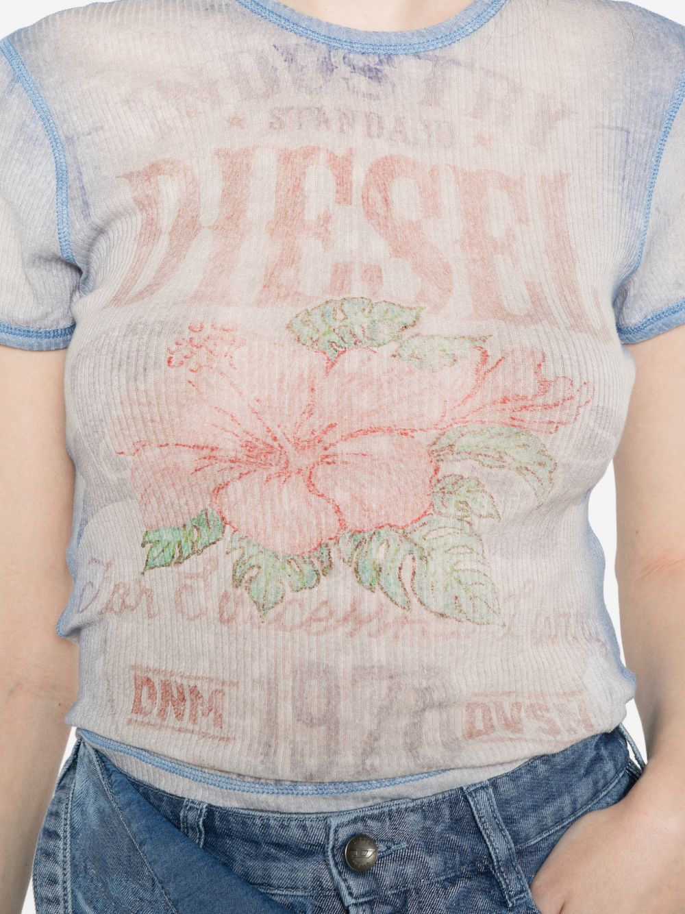 Diesel Women Cotton T-Shirt DIESEL