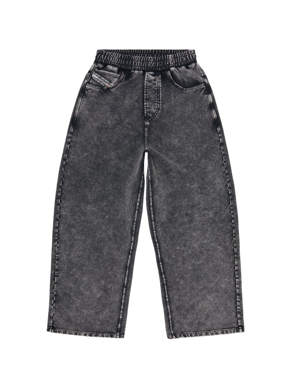 Diesel Women Wide Leg Denim Jeans DIESEL