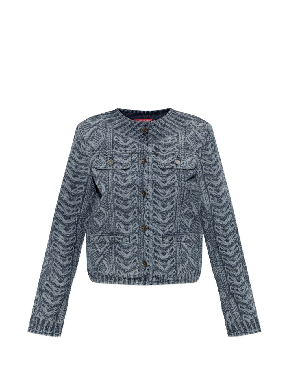 Diesel Women Denim Cotton Jacket DIESEL