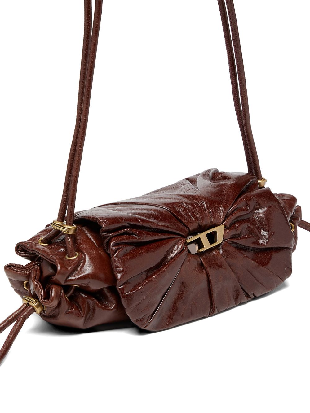 Diesel Women Scrunch Leather Shoulder Bag DIESEL