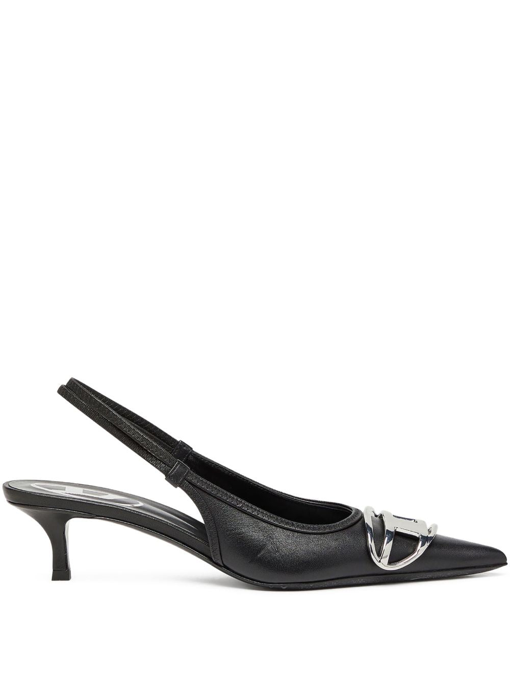 Diesel Women Venus Leather Slingback Pumps DIESEL